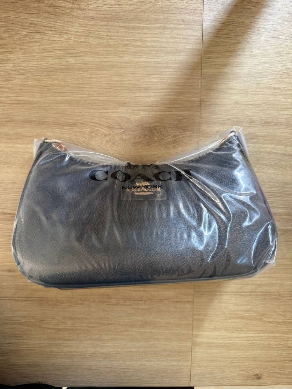 Coach Signature Brown Canvas Shoulder Bag with Gold Hardware - Picture 6 of 13